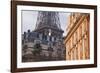 The Eiffel Tower and Typical Parisian Apartments, Paris, France, Europe-Julian Elliott-Framed Photographic Print