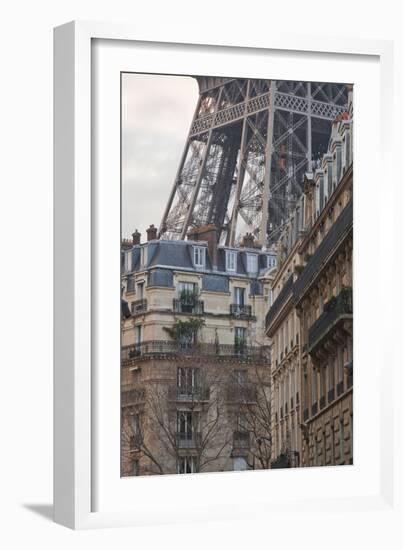 The Eiffel Tower and Typical Parisian Apartments, Paris, France, Europe-Julian Elliott-Framed Photographic Print