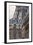 The Eiffel Tower and Typical Parisian Apartments, Paris, France, Europe-Julian Elliott-Framed Photographic Print