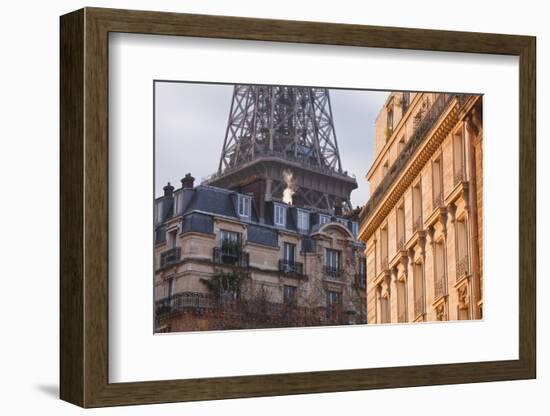 The Eiffel Tower and Typical Parisian Apartments, Paris, France, Europe-Julian Elliott-Framed Photographic Print