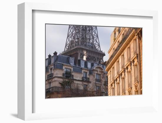 The Eiffel Tower and Typical Parisian Apartments, Paris, France, Europe-Julian Elliott-Framed Photographic Print