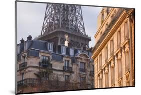 The Eiffel Tower and Typical Parisian Apartments, Paris, France, Europe-Julian Elliott-Mounted Photographic Print