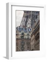 The Eiffel Tower and Typical Parisian Apartments, Paris, France, Europe-Julian Elliott-Framed Photographic Print