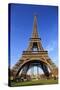 The Eiffel Tower as Seen from the Champs De Mars Gardens in Paris, France-Paul Dymond-Stretched Canvas