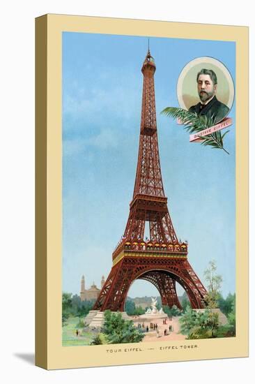 The Eiffel Tower at the Paris Exhibition, 1889-null-Stretched Canvas