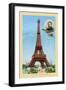 The Eiffel Tower at the Paris Exhibition, 1889-null-Framed Art Print