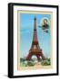 The Eiffel Tower at the Paris Exhibition, 1889-null-Framed Art Print