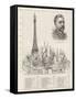 The Eiffel Tower at the Paris Exhibition as Compared with Some of the Highest Buildings in the Worl-null-Framed Stretched Canvas