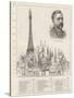 The Eiffel Tower at the Paris Exhibition as Compared with Some of the Highest Buildings in the Worl-null-Stretched Canvas