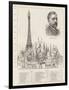 The Eiffel Tower at the Paris Exhibition as Compared with Some of the Highest Buildings in the Worl-null-Framed Giclee Print