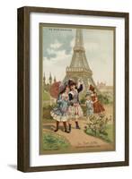 The Eiffel Tower, Exposition Universelle, Paris, 1889-null-Framed Giclee Print