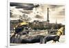 The Eiffel Tower from Pont Alexandre III Bridge - Paris - France-Philippe Hugonnard-Framed Photographic Print