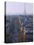 The Eiffel Tower from the Arc De Triomphe, Paris, France, Europe-Martin Child-Stretched Canvas