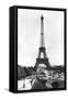 The Eiffel Tower from Trocadero, Paris, 1931-Ernest Flammarion-Framed Stretched Canvas