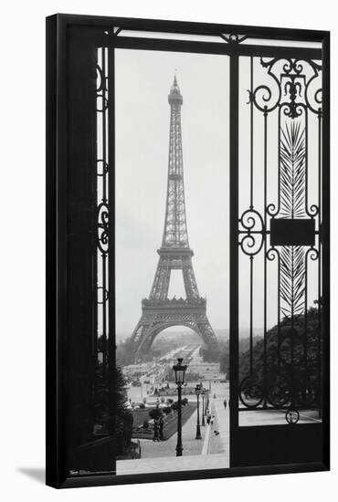 The Eiffel Tower - Gate View-Trends International-Framed Poster