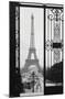 The Eiffel Tower - Gate View-Trends International-Mounted Poster