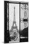 The Eiffel Tower - Gate View-Trends International-Mounted Poster