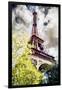 The Eiffel Tower IV - In the Style of Oil Painting-Philippe Hugonnard-Framed Giclee Print