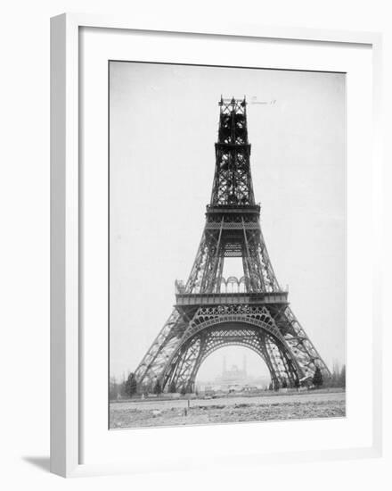 The Eiffel Tower, November 23, 1888-Louis-Emile Durandelle-Framed Art Print