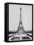 The Eiffel Tower Photographed During the Universal Exhibition of 1889 in Paris-Adolphe Giraudon-Framed Stretched Canvas