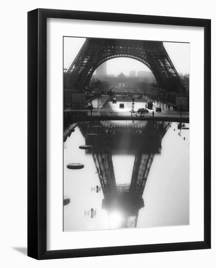 The Eiffel tower reflected, Paris-Michel Setboun-Framed Giclee Print