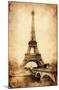 The Eiffel Tower - Rustic-Trends International-Mounted Poster