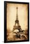 The Eiffel Tower - Rustic-Trends International-Framed Poster