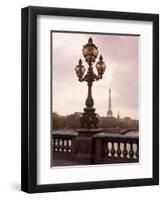 The Eiffel Tower Seen from the Pont Alexandre III at Dusk, Paris, France-Nigel Francis-Framed Photographic Print