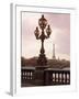 The Eiffel Tower Seen from the Pont Alexandre III at Dusk, Paris, France-Nigel Francis-Framed Photographic Print