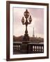 The Eiffel Tower Seen from the Pont Alexandre III at Dusk, Paris, France-Nigel Francis-Framed Photographic Print