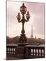 The Eiffel Tower Seen from the Pont Alexandre III at Dusk, Paris, France-Nigel Francis-Mounted Photographic Print