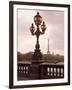 The Eiffel Tower Seen from the Pont Alexandre III at Dusk, Paris, France-Nigel Francis-Framed Photographic Print