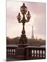 The Eiffel Tower Seen from the Pont Alexandre III at Dusk, Paris, France-Nigel Francis-Mounted Photographic Print