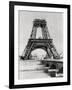 The Eiffel Tower under Construction, Paris, C1888-null-Framed Giclee Print