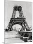 The Eiffel Tower under Construction, Paris, C1888-null-Mounted Giclee Print