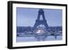 The Eiffel Tower under Rain Clouds, Paris, France, Europe-Julian Elliott-Framed Photographic Print