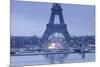 The Eiffel Tower under Rain Clouds, Paris, France, Europe-Julian Elliott-Mounted Photographic Print