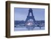 The Eiffel Tower under Rain Clouds, Paris, France, Europe-Julian Elliott-Framed Photographic Print