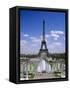 The Eiffel Tower with Water Fountains, Paris, France-Nigel Francis-Framed Stretched Canvas