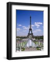 The Eiffel Tower with Water Fountains, Paris, France-Nigel Francis-Framed Photographic Print