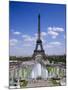 The Eiffel Tower with Water Fountains, Paris, France-Nigel Francis-Mounted Photographic Print