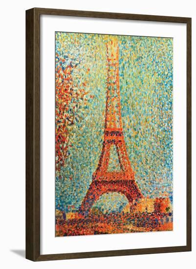 The Eiffel Tower-Georges Seurat-Framed Art Print