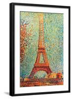 The Eiffel Tower-Georges Seurat-Framed Art Print