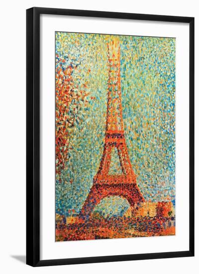 The Eiffel Tower-Georges Seurat-Framed Art Print