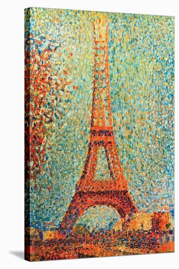 The Eiffel Tower-Georges Seurat-Stretched Canvas