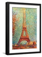 The Eiffel Tower-Georges Seurat-Framed Art Print