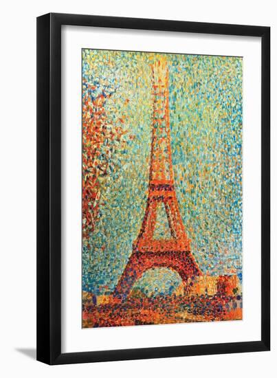 The Eiffel Tower-Georges Seurat-Framed Art Print