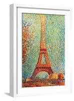 The Eiffel Tower-Georges Seurat-Framed Art Print