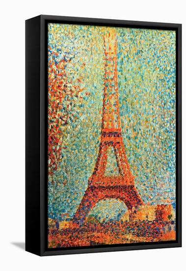 The Eiffel Tower-Georges Seurat-Framed Stretched Canvas