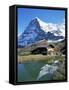 The Eiger, Kleine Scheidegg, Bernese Oberland, Swiss Alps, Switzerland-Hans Peter Merten-Framed Stretched Canvas